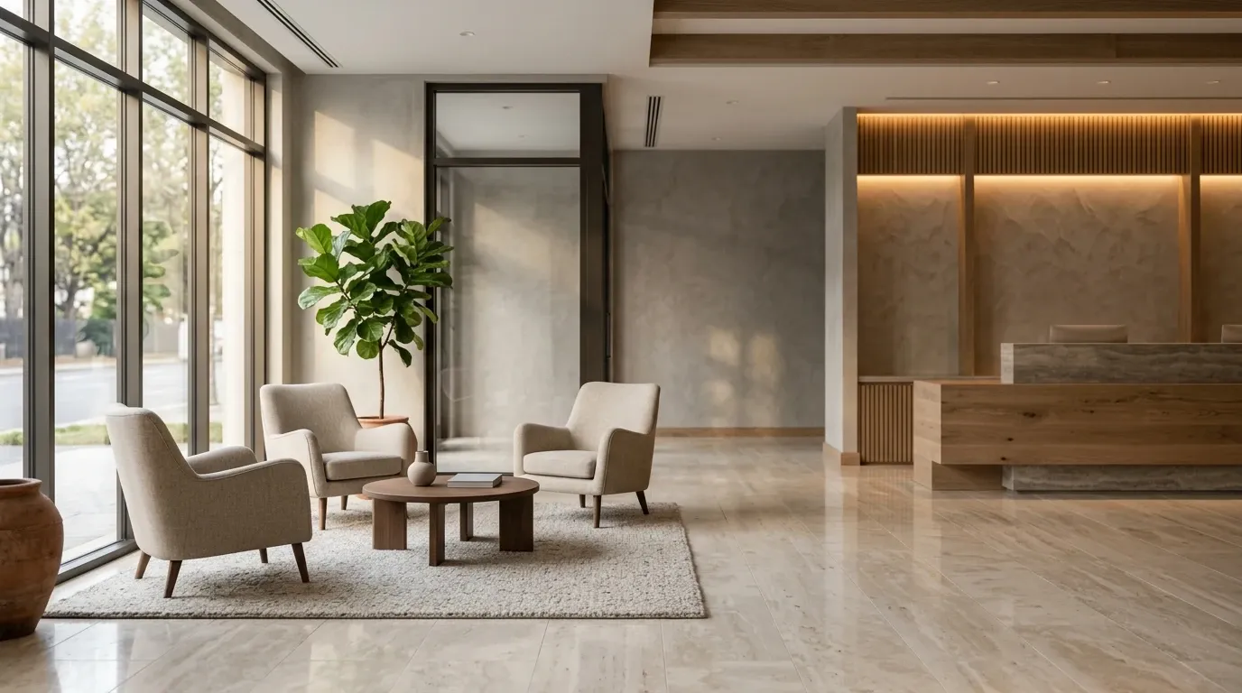 Hotelfoyer vor dem Betreiberwechsel