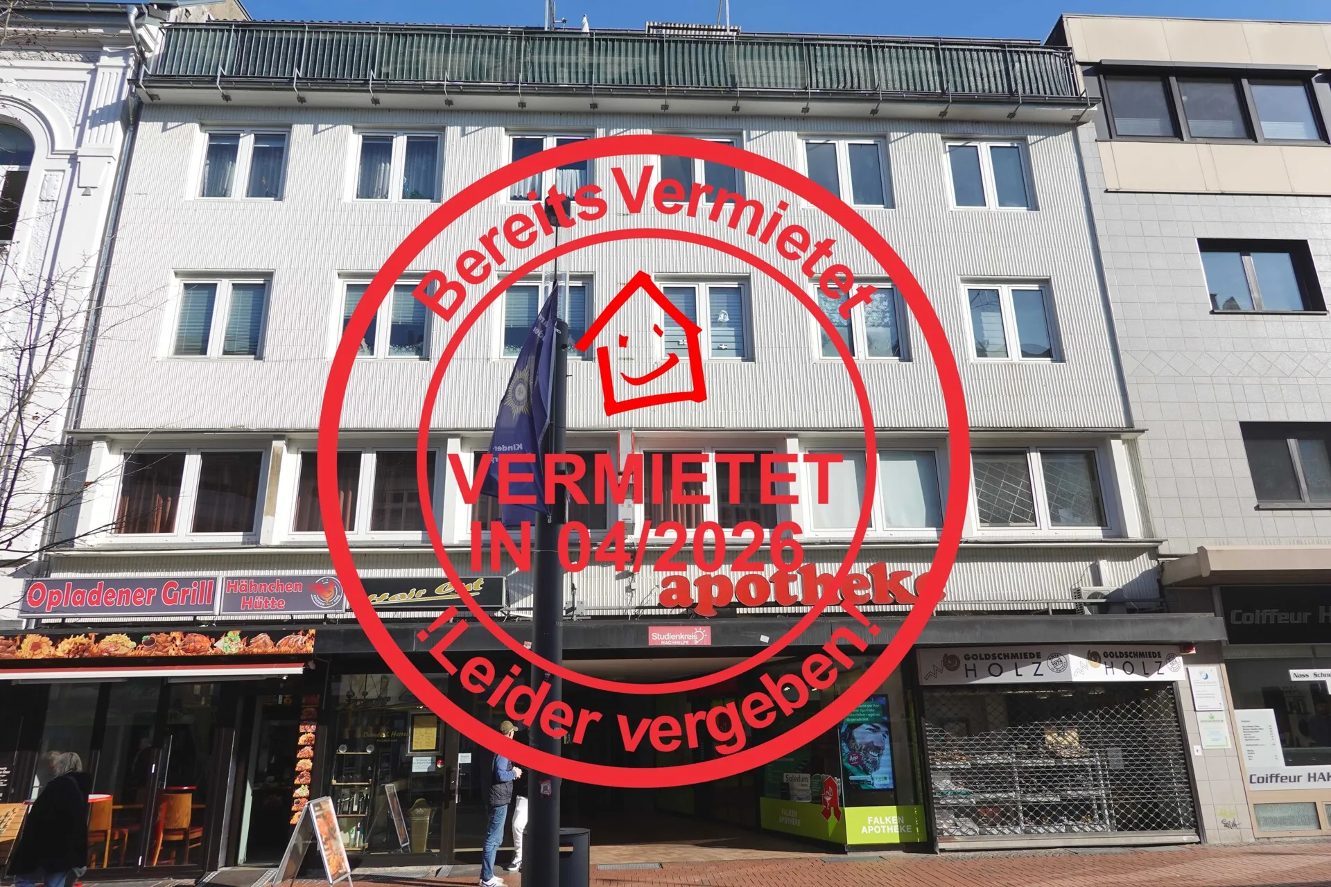 Alles neu! TOP 3-Zimmerwohnung in der Fußgängerzone von Opladen!